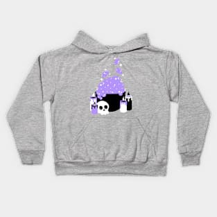 Cauldron Bubbles Purple Kids Hoodie